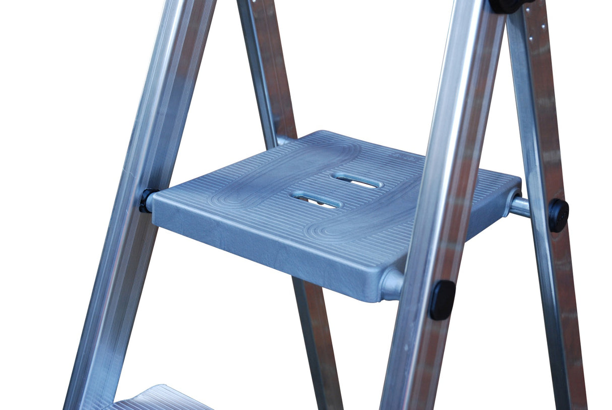 Maxi Platform Step Ladders With Wide Steps - Platform