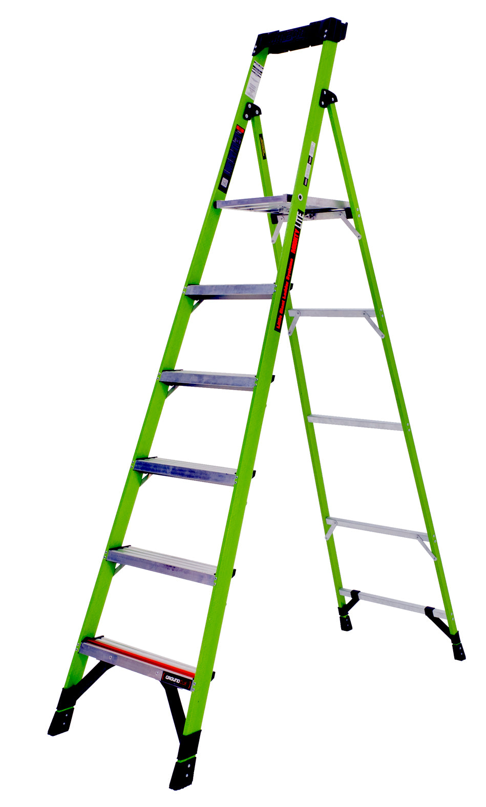 Little Giant Mighty Lite Fibreglass Platform Stepladder 6 Tread