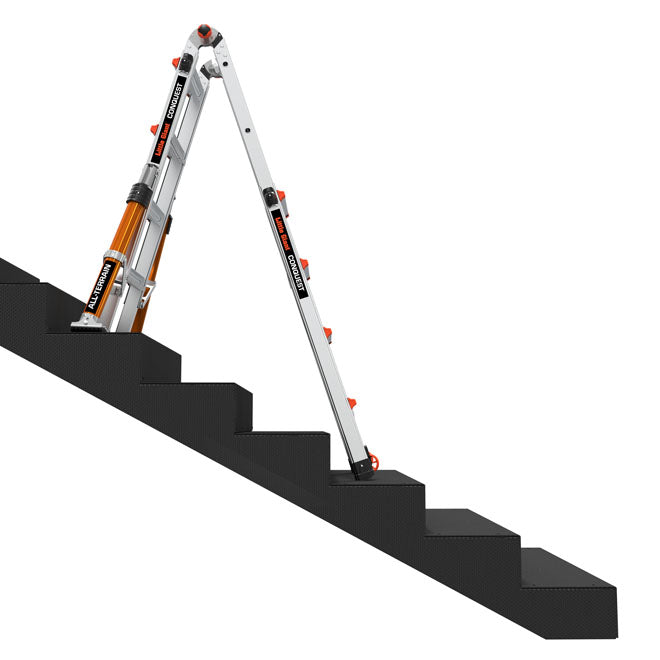 Little Giant Conquest 4x4 Rung On Stairs