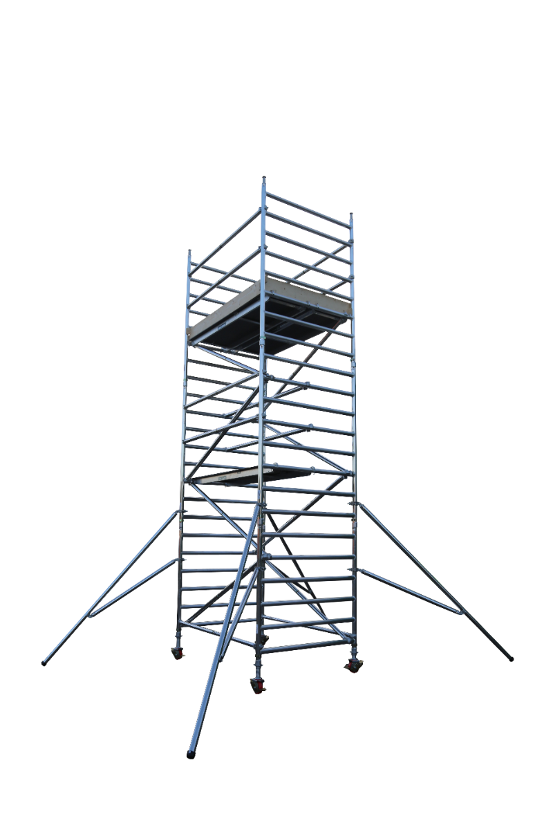 EuroTowers 232 Narrow Rung Tower Double Width - White Background