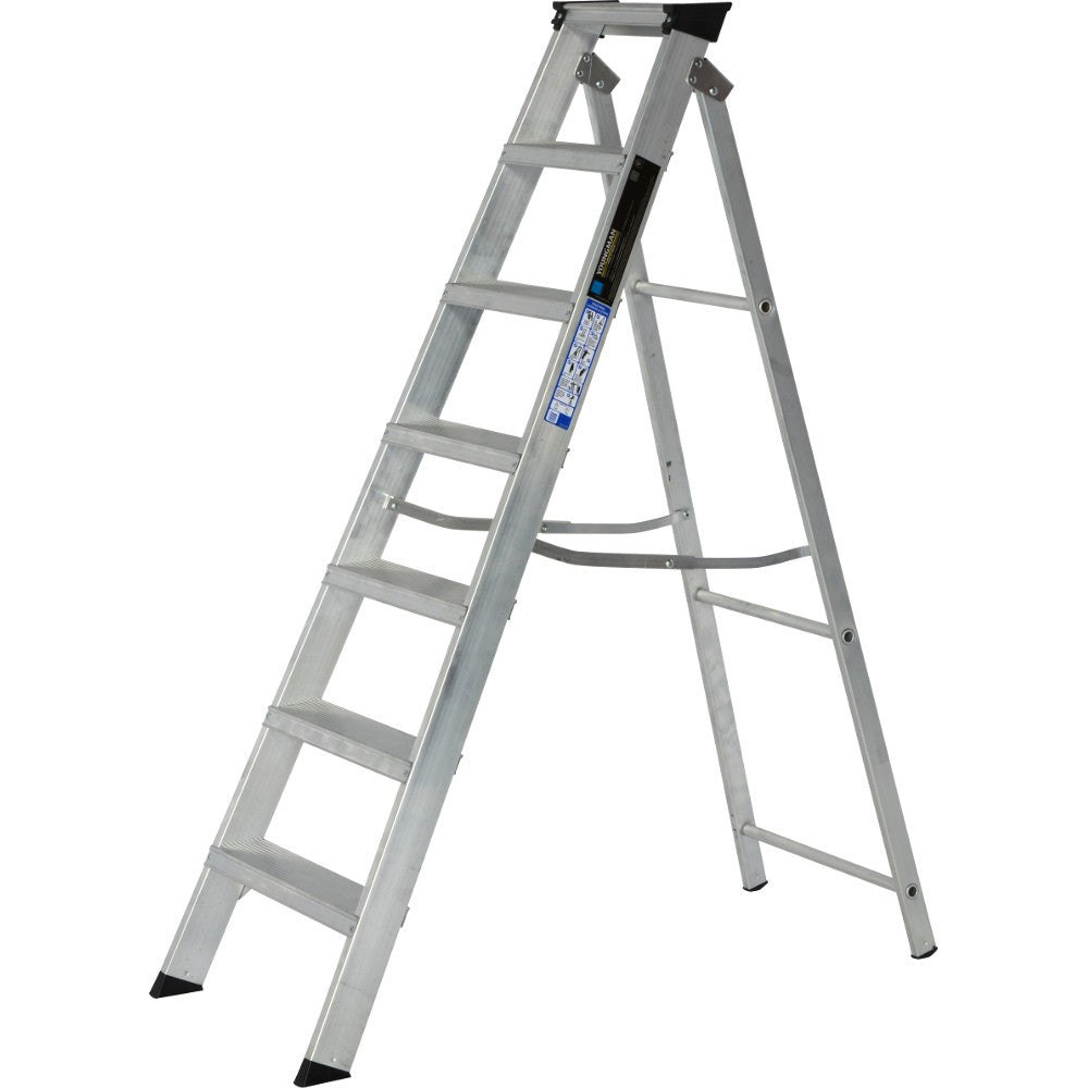 Youngman Builders Stepladders - 7 Tread