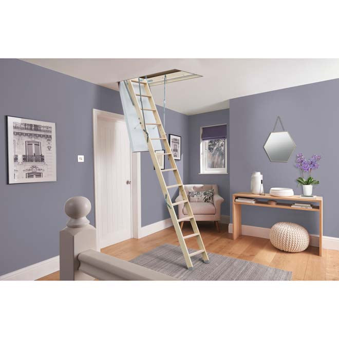 Werner Easi-Build Timber Loft Ladder Complete With Hatch