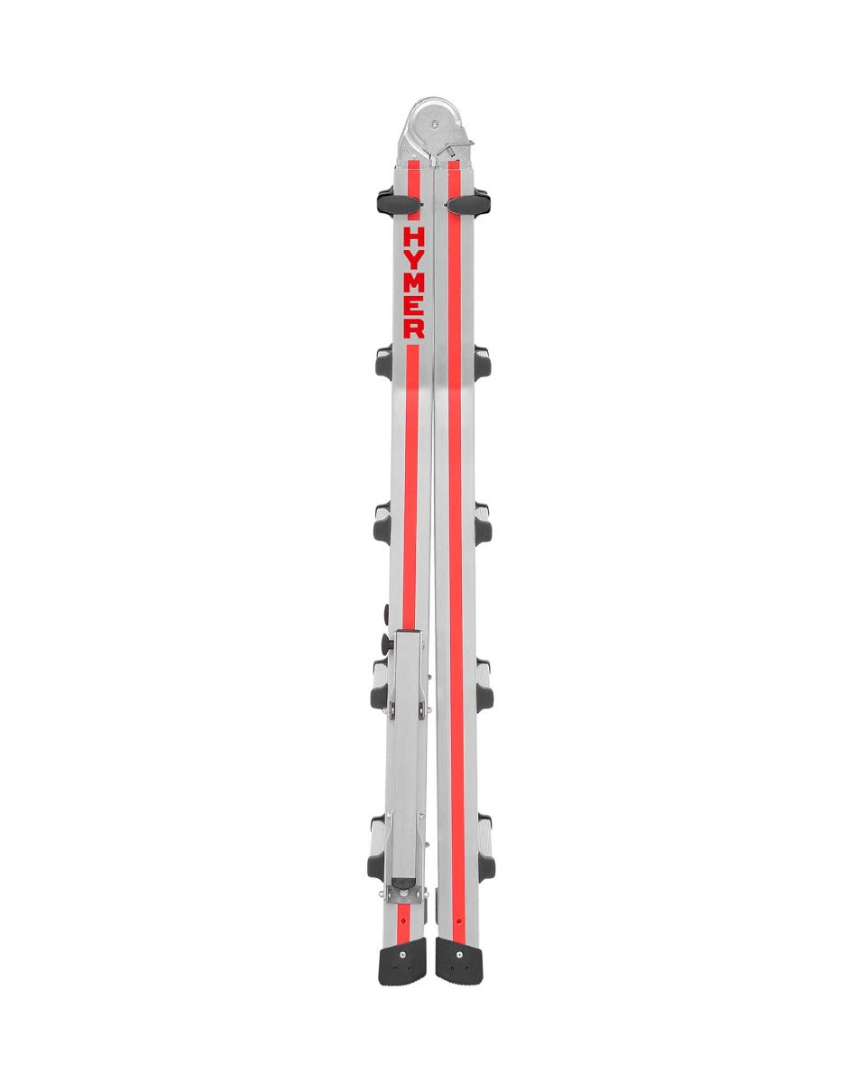 Hymer Telescopic Multi Purpose Ladder With Folding Stabilisers - 4 x 5
