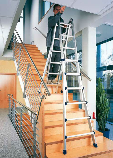 Zarges Z600 4 Part Telescopic Ladders
