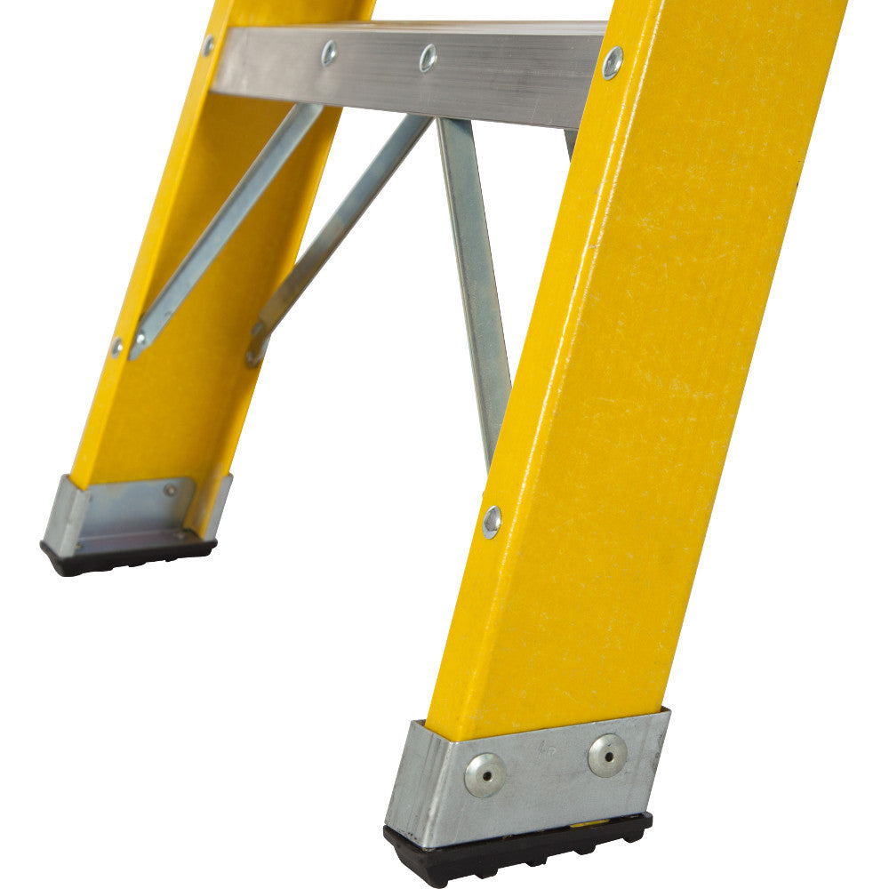 S400 Glass Fibre Platform Stepladders - 8 Tread