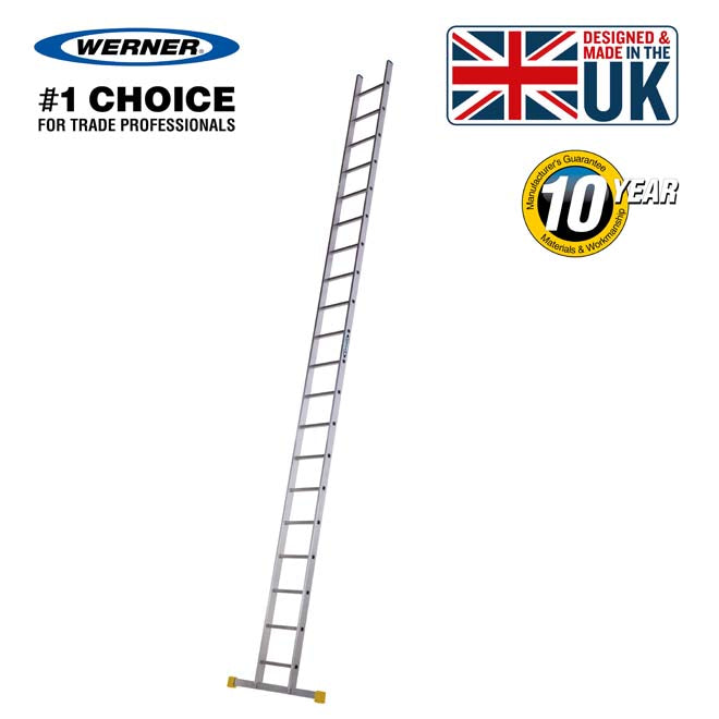 Werner Trade 200 Single Section Ladder - 5.86 m