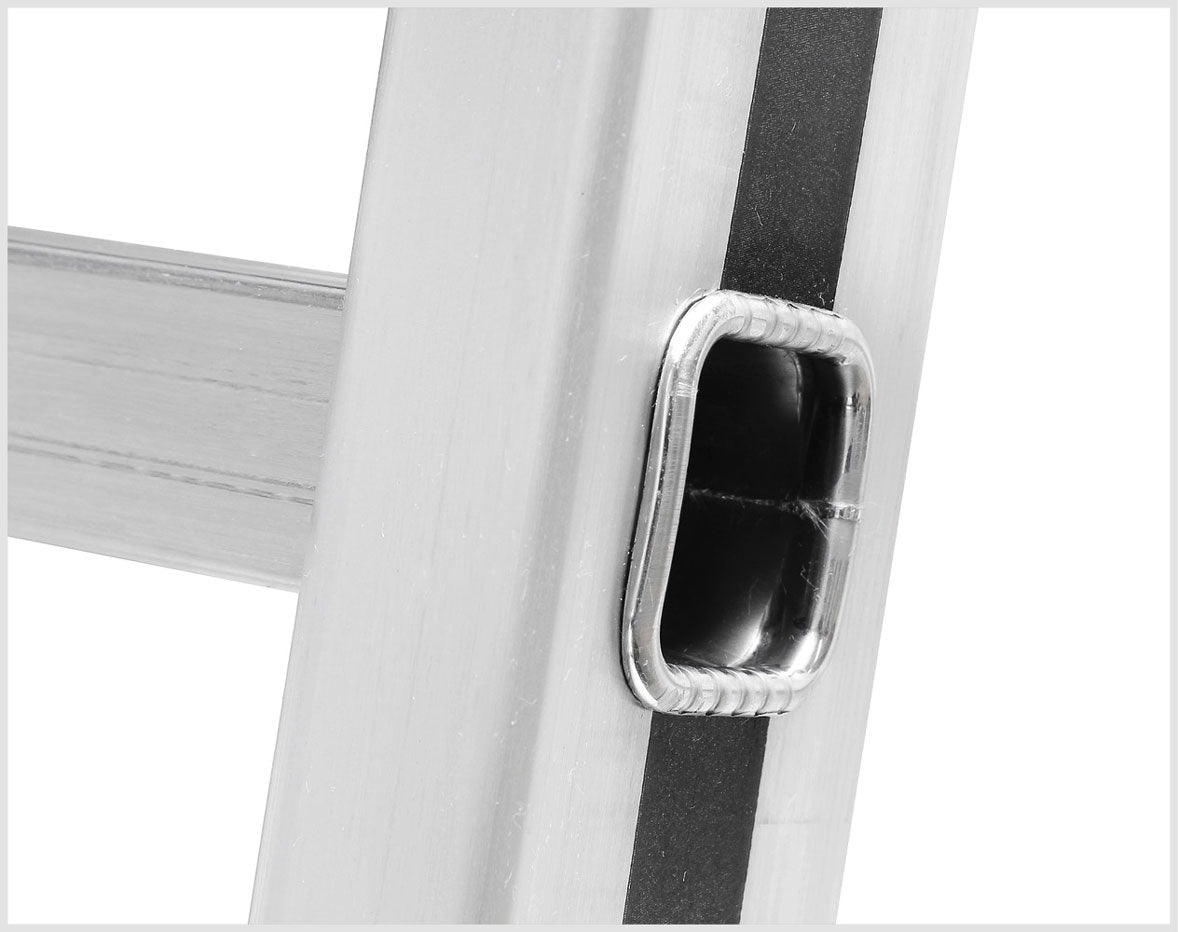 Hymer Aluminium Compact Combination Ladder - 4 x 4 - Stile