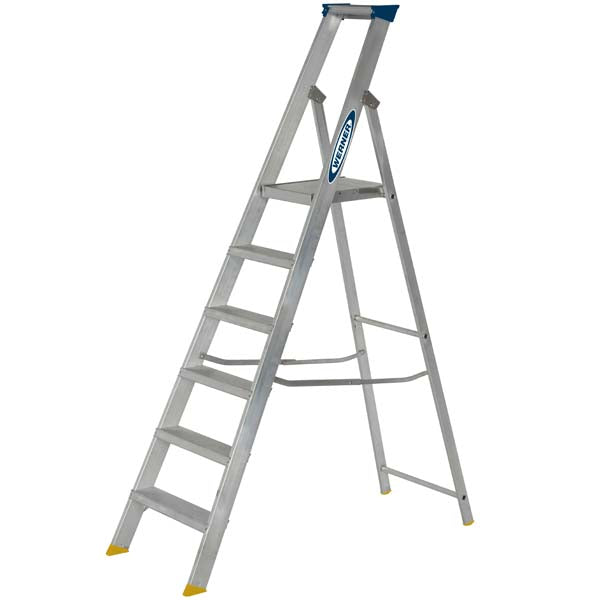 Werner EN131 Professional Builders Platform Step Ladders
