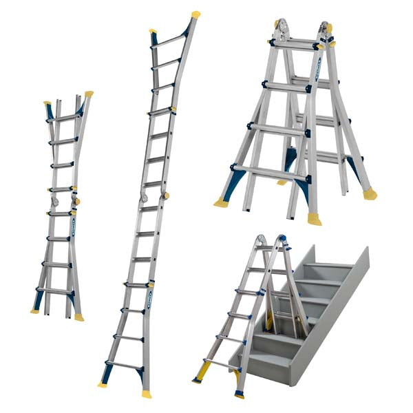 Werner Telescopic Multi Purpose Combination Ladder - 4 x 4
