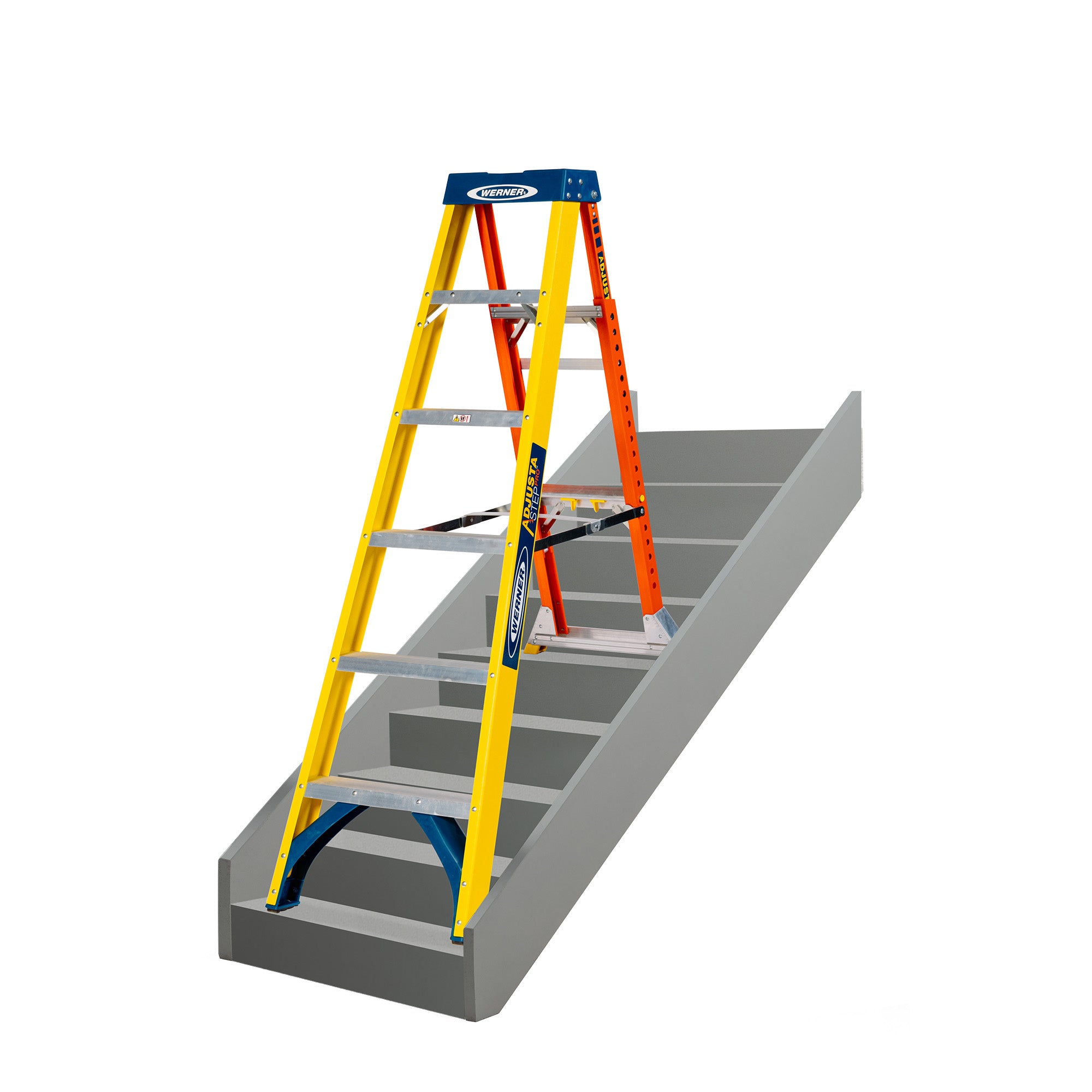 Werner Adjustastep Pro Step Ladder | 750 Range – Ladderstore