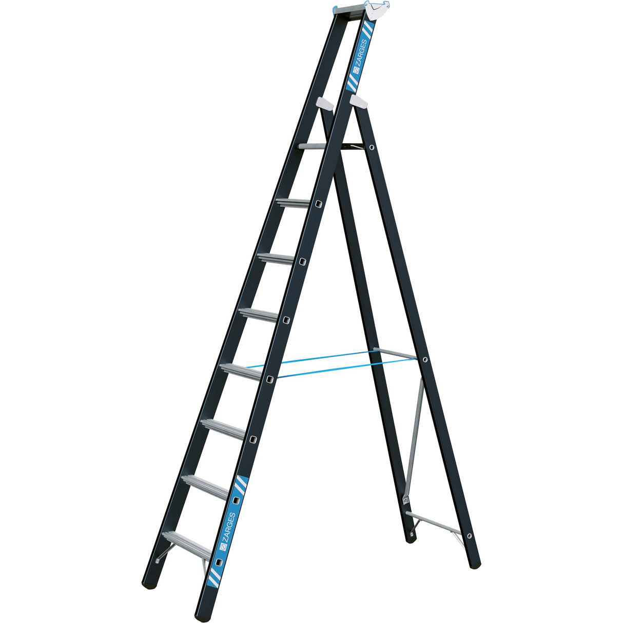 Zarges Megastep S Heavy Duty Step Ladder - 8 Tread