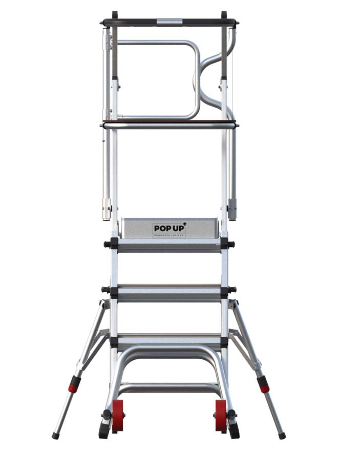 Alphadeck Podium Platform Ladder - Front View