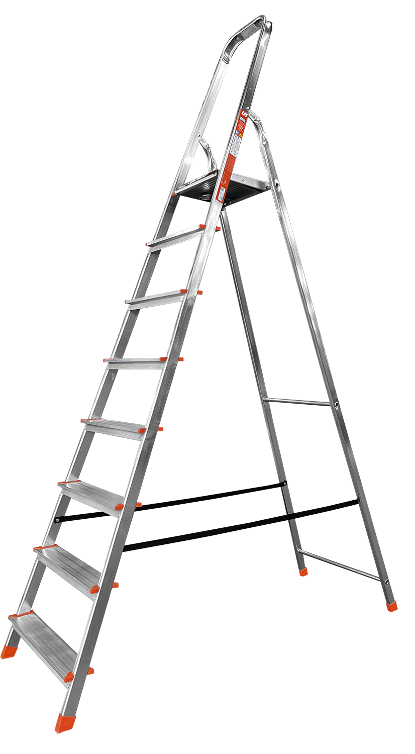 LFI Home Stepladder With 8 Treads