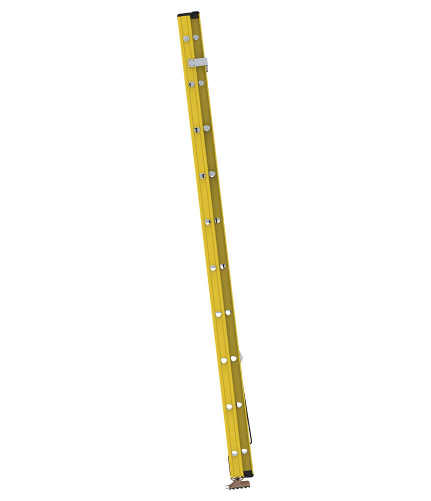 Double Section Fibreglass Rope Extension Ladders