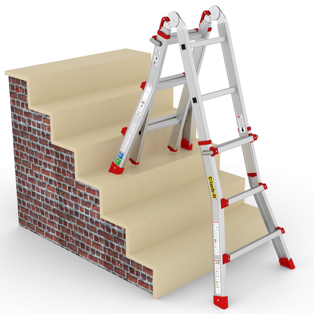 Climb It 3 x 4 Multi Purpose Ladder On Stairs