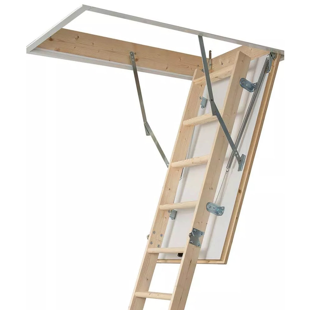 DOLLE SW40-5 Loft Ladder – Fully Assembled, Insulated Wooden Loft Ladder for Energy Efficiency and Easy Installation