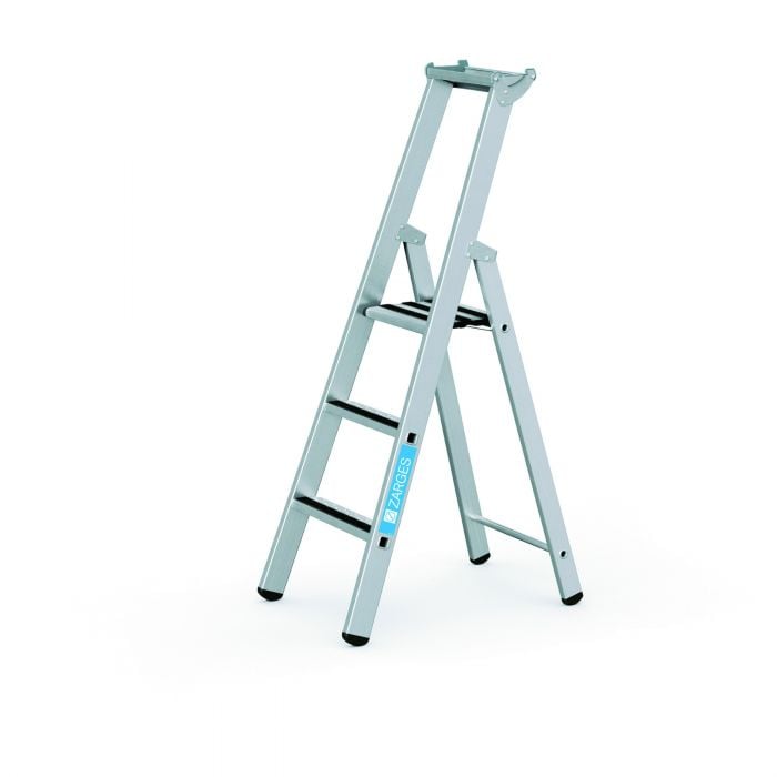 Zarges Z600 Flanged R13 Anodised Stepladder