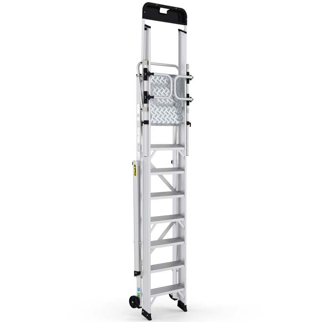 Climb-It EN131 Folding Steps With Enclosed Platform - 7 Tread