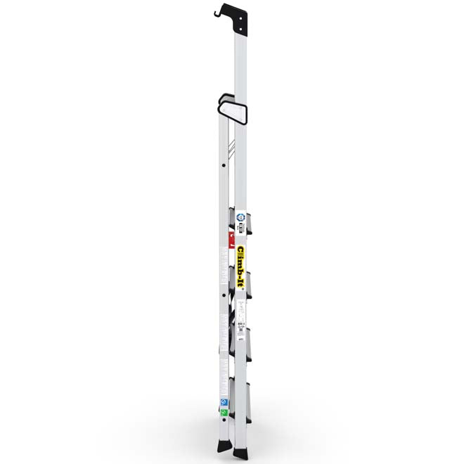 Climb It Professional Stepladder - 5 Tread Closed