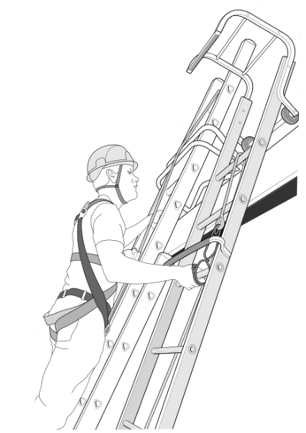 Heavy Duty Industrial Extending Roof Ladders