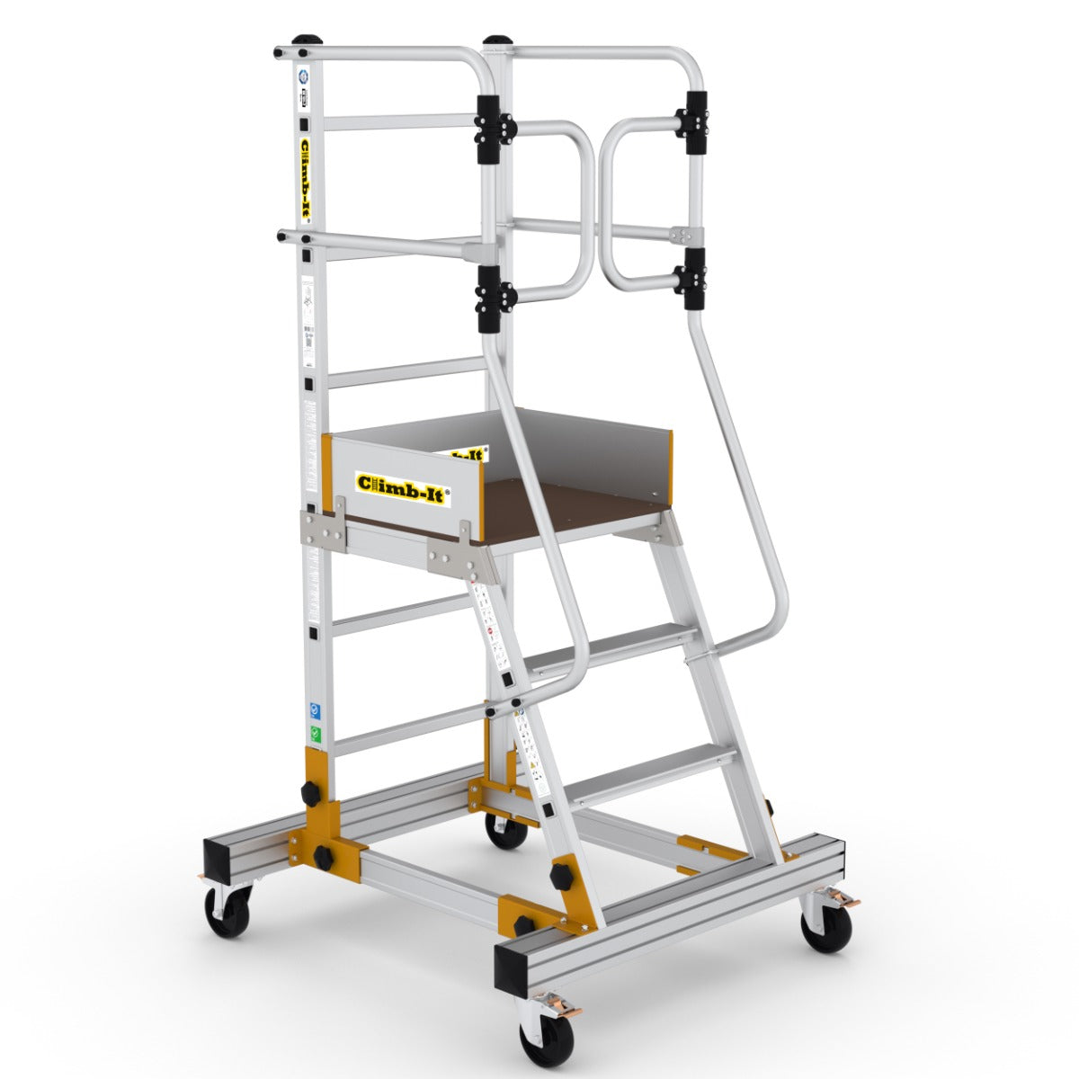 Climb It Mobile Safety Step WIth Safety Gate - 1.0 m