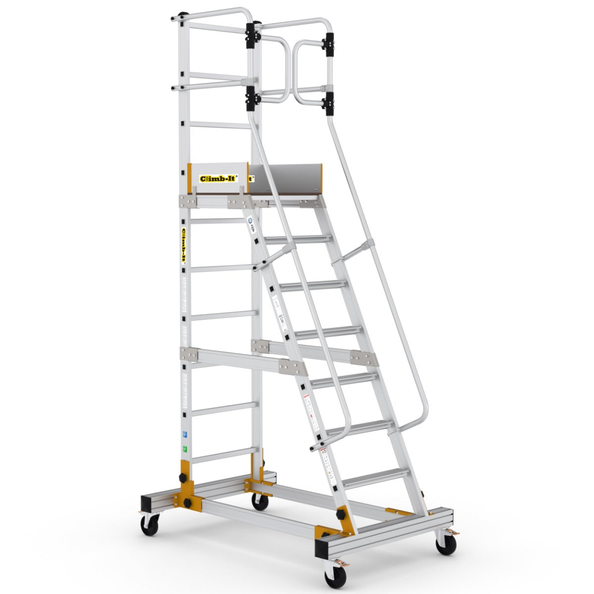 Climb It Mobile Safety Step WIth Safety Gate - 8 Tread