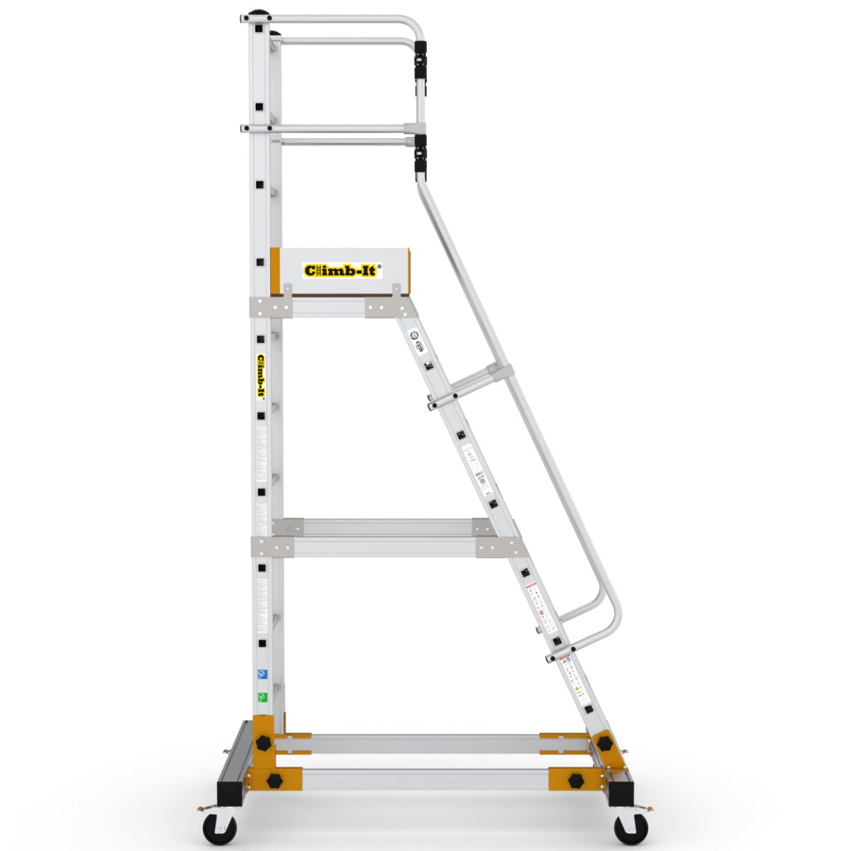 Climb It Mobile Safety Step WIth Safety Gate - 8 Tread
