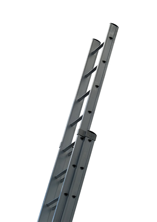 Dmax Double Section Extension Ladders With Retractable Stabiliser Bar - 2 x 8 - closed