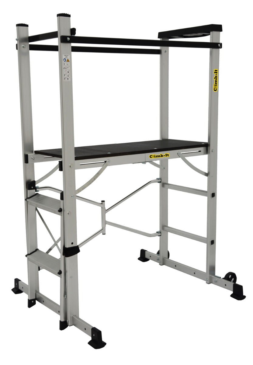 Climb-IT Folding Platform Steps Closed