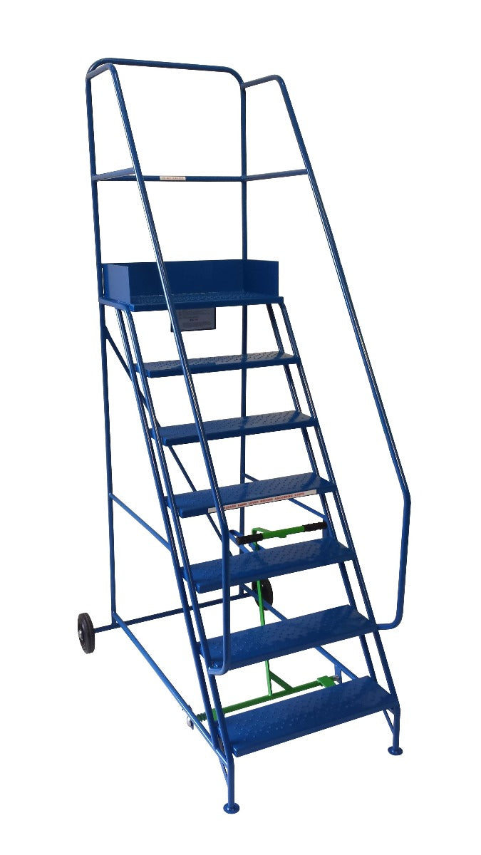 Klime-ezee Extra Wide Mobile Warehouse Step - 7 Tread