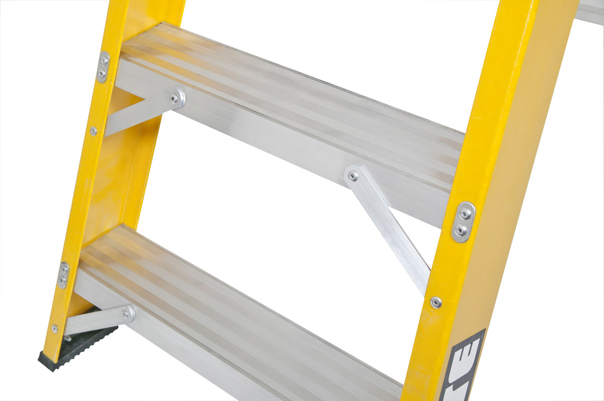 Lyte Glassfibre Swingback Stepladders - EN131 Professional