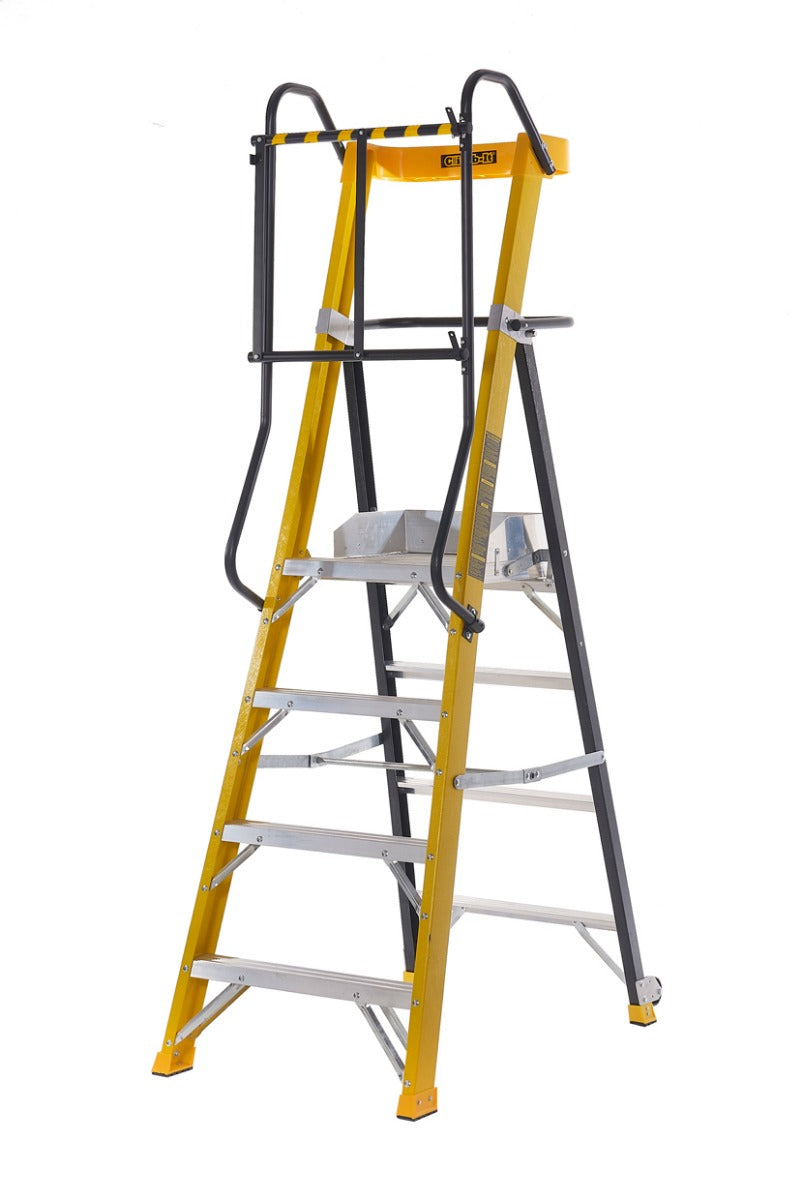 Climb-it glass fibre podium steps