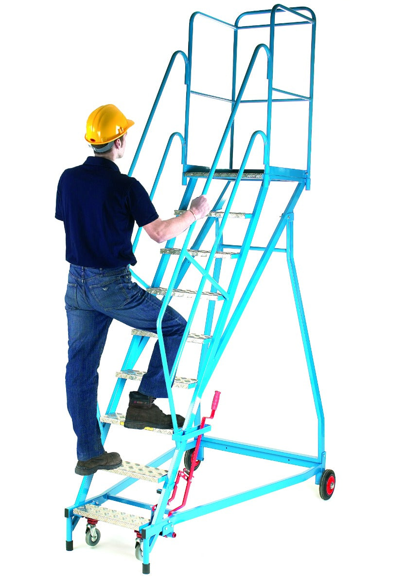 Heavy Duty Elite Mobile Warehouse Steps
