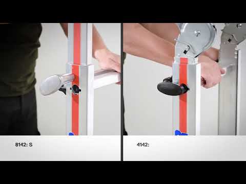 Hymer Telescopic Multi Purpose Ladder With Folding Stabilisers - 4 x 4