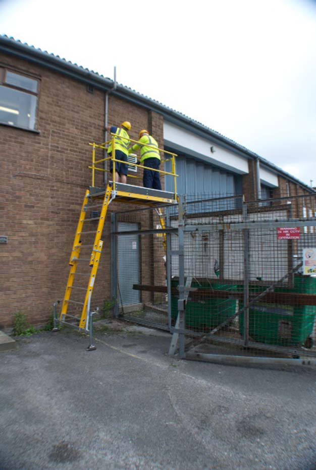 GRP Made To Order Bridging Steps In Use Outdoors