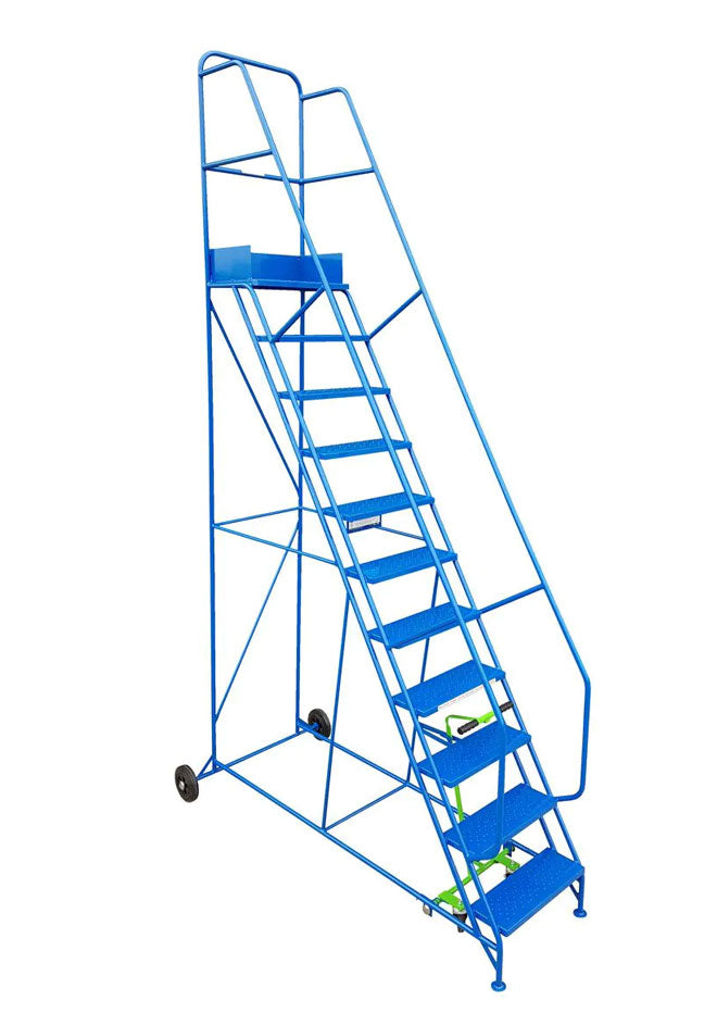 Klime-ezee Industrial Mobile Warehouse Steps - 11 Tread