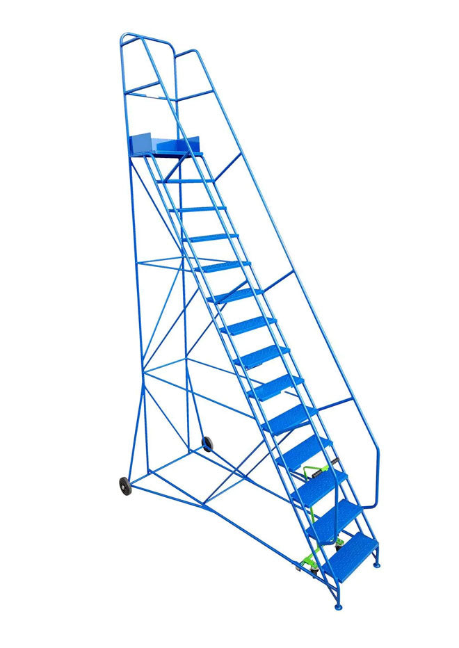 Klime-ezee Industrial Mobile Warehouse Steps - 14 Tread