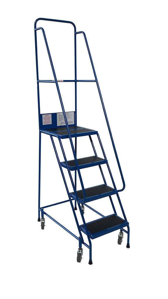 Klime-ezee Warehouse Narrow Aisle Steps with Double Handrails - 300kg Capacity