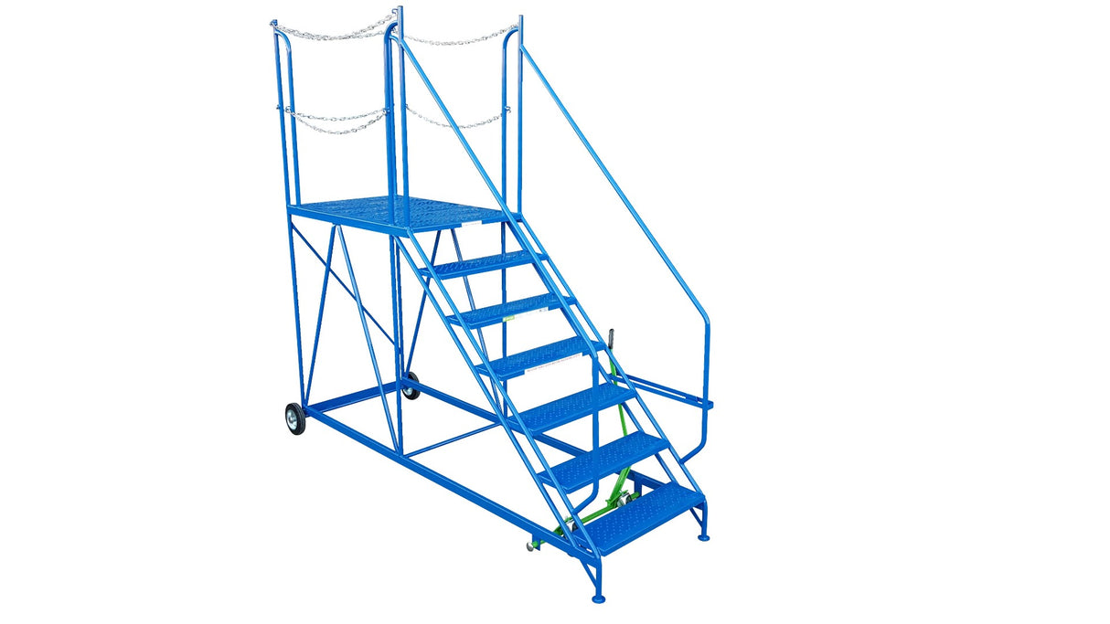 Klime-ezee Truck Dock Step - 7 Tread