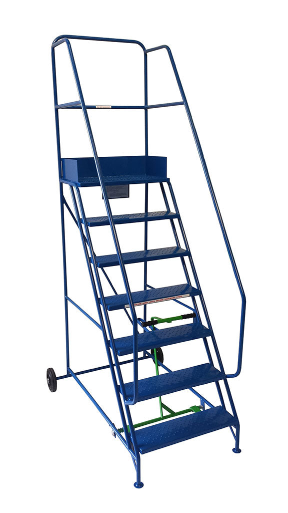 Klime-ezee Extra Wide Mobile Step with Double Handrail - 300 Kg Capacity