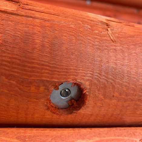 Timber Pole Ladders - 5 m - close up