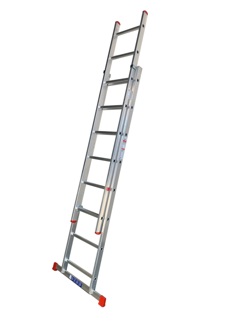 HoME Double Section 11 Rung Ladder 3.0m