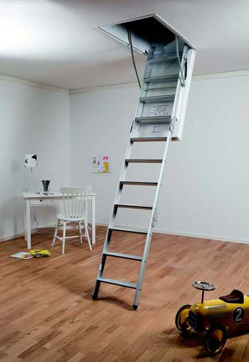 Midmade A1102 Aluminium Loft Ladder With Hatch