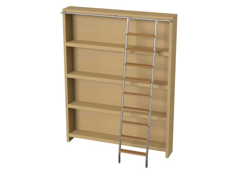 Hook on ladder with structure