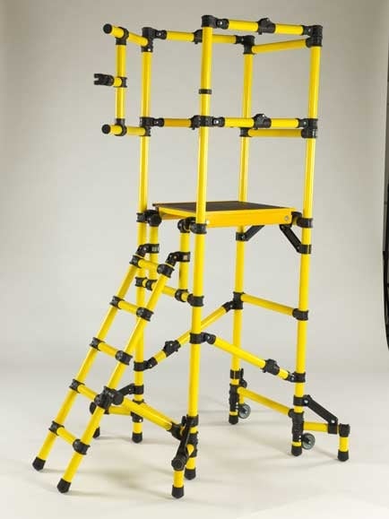 Low Level GRP Fibreglass Platform / Podium With 1.25 m Platform Height