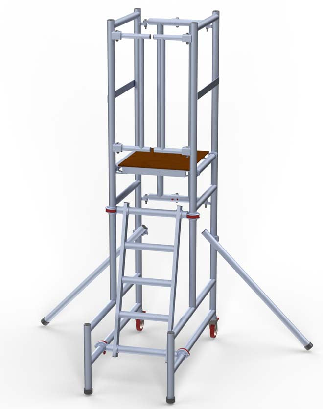 UTS Aluminium Adjustable Podium Step 1.50m