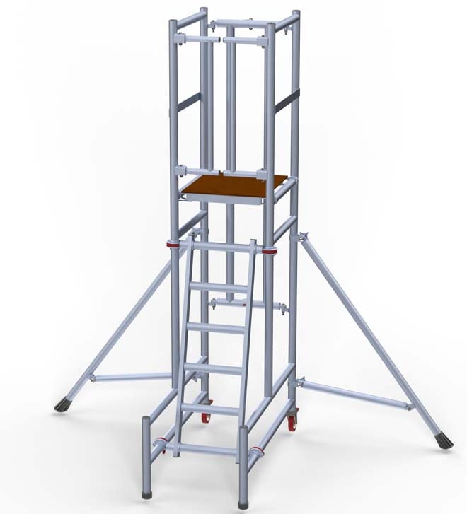 UTS Aluminium Adjustable Podium Step 1.75m