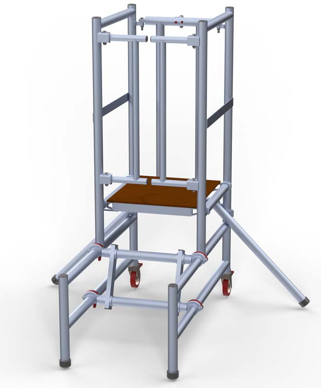 UTS Aluminium Adjustable Podium Step 0.75m