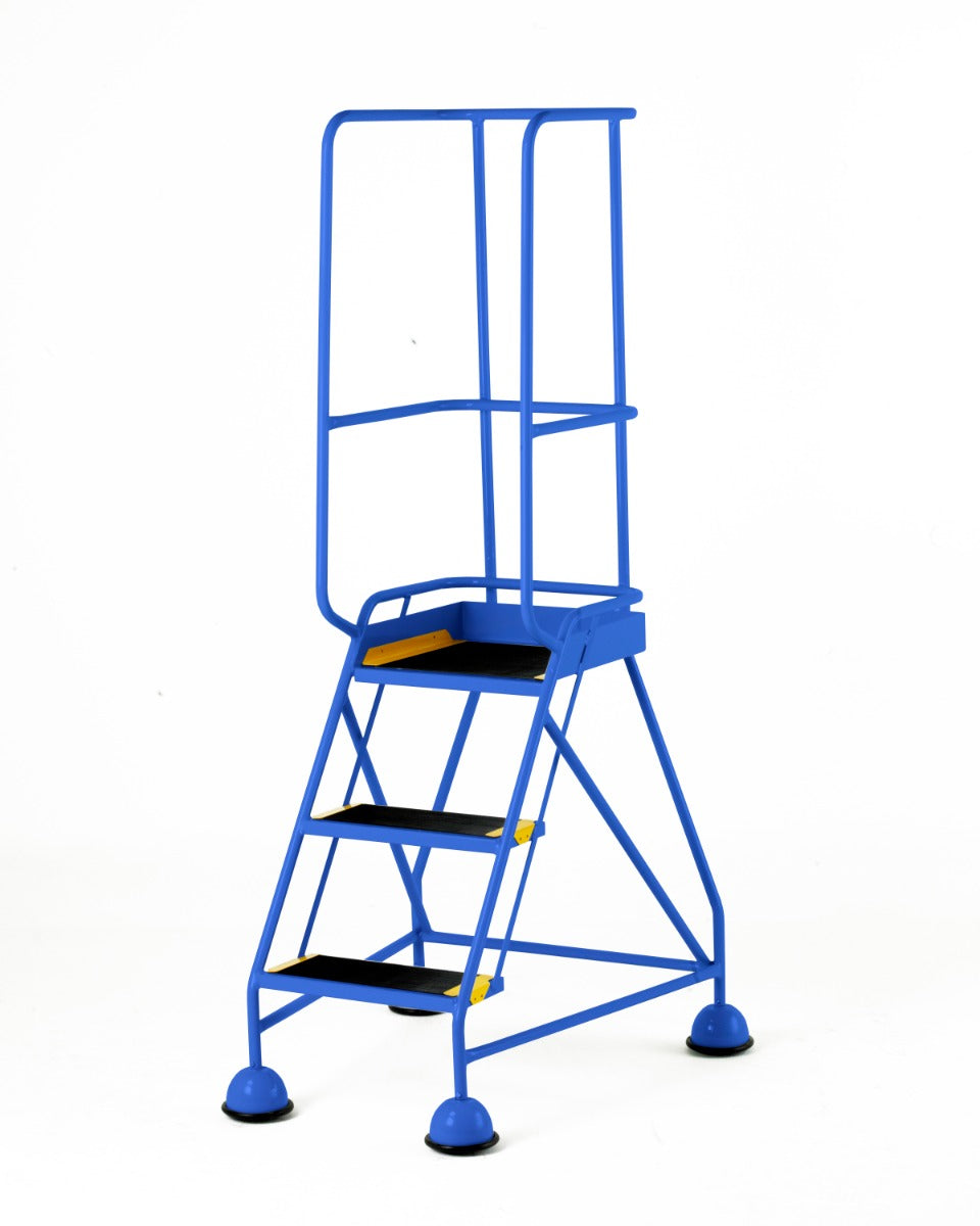 Steptek BS Approved Classic Warehouse Step - 3 Tread In Blue