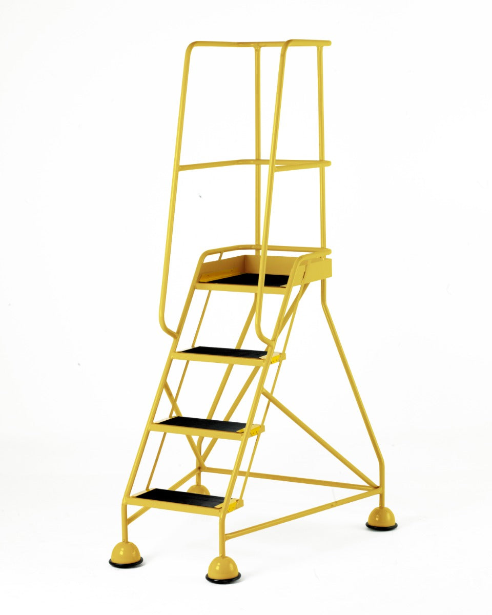 Steptek BS Approved Classic Warehouse Step - 4 Tread In Yellow
